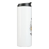 Postbode Geest Modus Halloween Levering Design Thermosbeker (Gedraaid links)