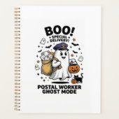 Postbode Geest Modus Halloween Leveringsontwerp Planner (Voorkant)