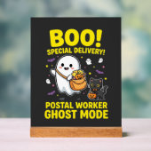 Postbode Geest Modus Halloween Ontwerp_1 Acryl Bord (Neutraal)