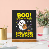 Postbode Geest Modus Halloween Ontwerp_1 Acryl Bord (Huwelijk)