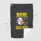 Postbode Geest Modus Halloween Ontwerp_1 Golfhanddoek (Insitu)