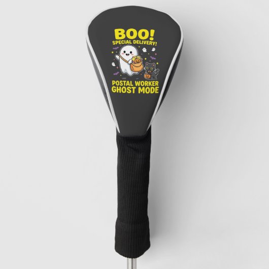 Postbode Geest Modus Halloween Ontwerp_1 Golfheadcover (Voorkant)