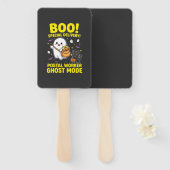 Postbode Geest Modus Halloween Ontwerp_1 Handwaaier (Voorkant en achterkant)