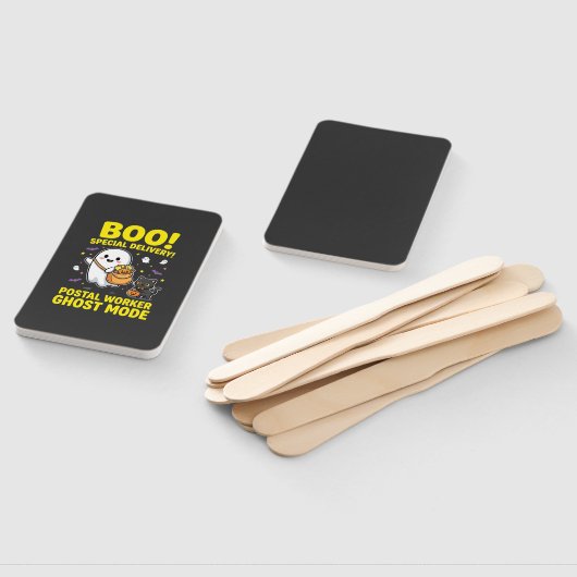 Postbode Geest Modus Halloween Ontwerp_1 Handwaaier (Niet-gemonteerd)