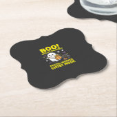 Postbode Geest Modus Halloween Ontwerp_1 Kartonnen Onderzetters (Gekanteld)