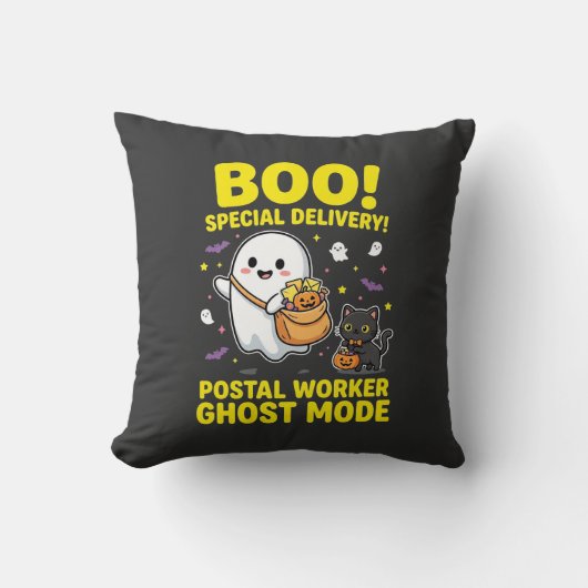 Postbode Geest Modus Halloween Ontwerp_1 Kussen (Voorkant)