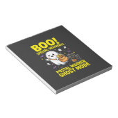 Postbode Geest Modus Halloween Ontwerp_1 Notitieblok (Schuin)