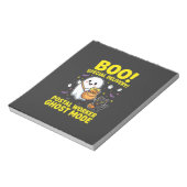 Postbode Geest Modus Halloween Ontwerp_1 Notitieblok (Linkerzijde)