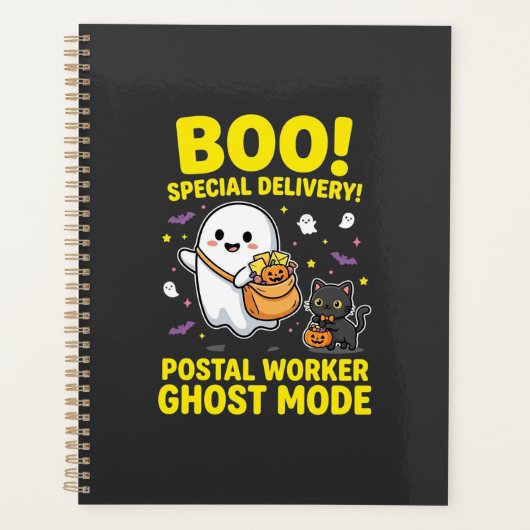 Postbode Geest Modus Halloween Ontwerp_1 Planner (Voorkant)