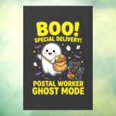 Postbode Geest Modus Halloween Ontwerp_1 Raamsticker (Vel 3)