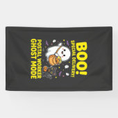 Postbode Geest Modus Halloween Ontwerp_1 Spandoek (Horizontaal)