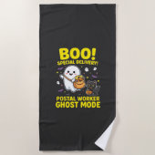 Postbode Geest Modus Halloween Ontwerp_1 Strandlaken (Voorkant)