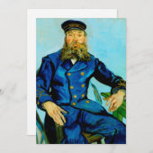 Postbode Joseph Roulin | Vincent van Gogh (Voorkant / Achterkant)