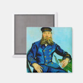 Postbode Joseph Roulin | Vincent van Gogh Magneet (Voorkant / Achterkant)
