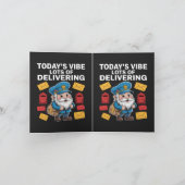 Postbode Kabouters Post Feestdagen Kaart (Binnen)