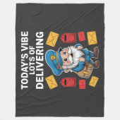 Postbode Kabouters Post Fleece Deken (Voorkant)