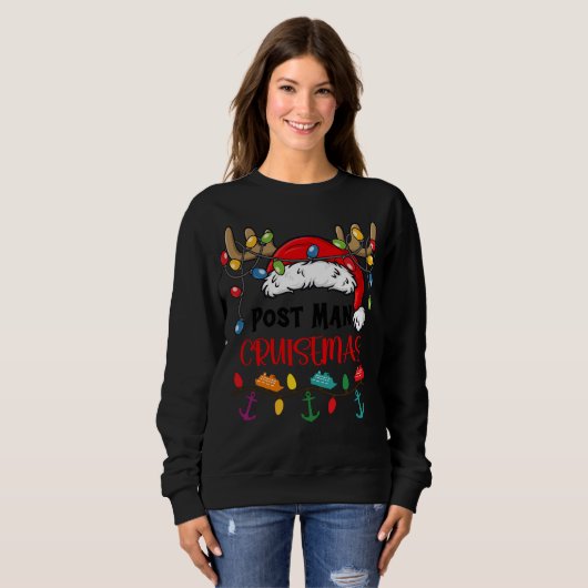 Postbode Kerstcruise Trui (Voorkant volledig)
