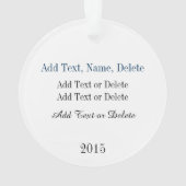 Postbode - Letter Carrier Ornament (achterkant)