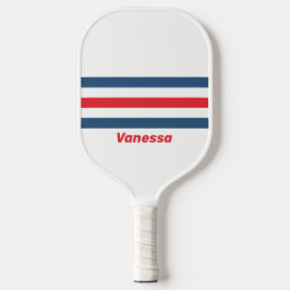 Postbode Nostalgisch Over Strepen met Naam Pickleball Paddle