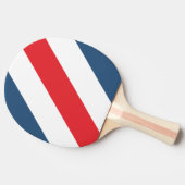 Postbode Nostalgische Vette Strepen Tafeltennisbatje (Zijkant)