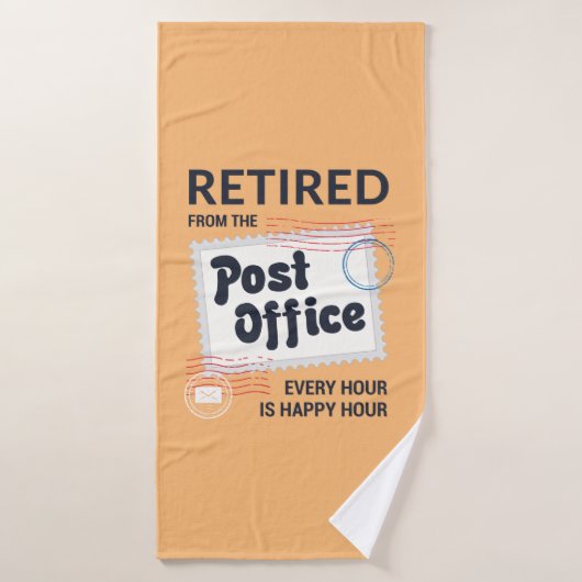 Postbode Pensioen Malle Postbezorger Badhanddoek (Badhanddoek)