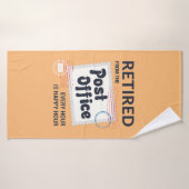 Postbode Pensioen Malle Postbezorger Badhanddoek (Badhanddoek)