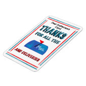 Postbode Postbode Hartelijk dank voor alle e-mail Magneet (Linkerzijde)