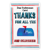 Postbode Postbode Hartelijk dank voor alle e-mail Magneet (Verticaal)