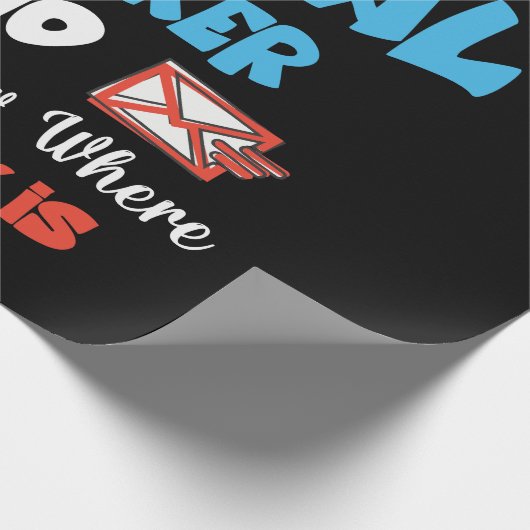 Postbode Postbode Postbode Postbode Kantoor Cadeaupapier (Hoek)