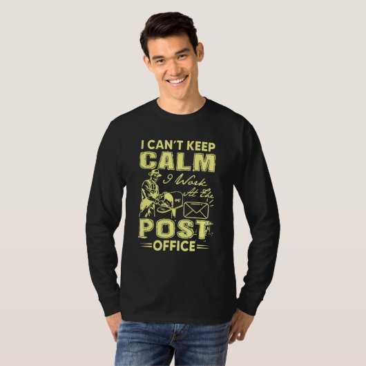 Postbode Postbode Postbode Postbode Kantoor T-shirt (Voorkant volledig)