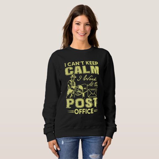 Postbode Postbode Postbode Postbode Kantoor Trui (Voorkant volledig)