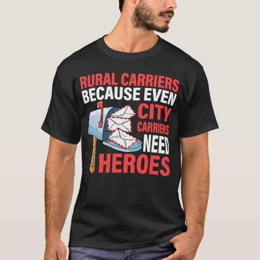 Postbode postbode postbode t-shirt (Voorkant)