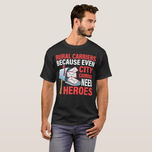Postbode postbode postbode t-shirt (Voorkant volledig)