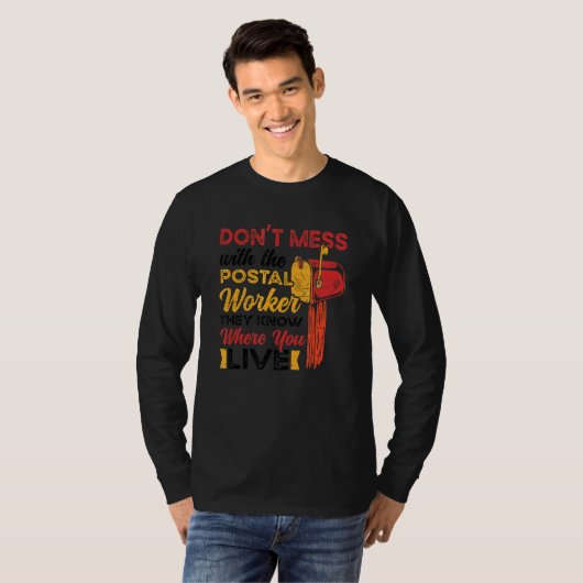 Postbode Postbode Postbode T-shirt (Voorkant volledig)