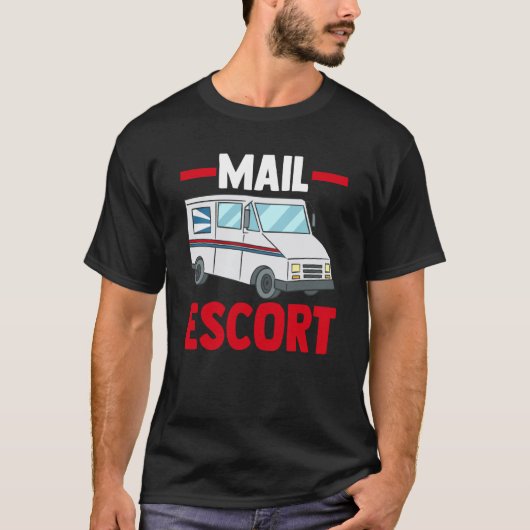 Postbode Postman Postal Worker Mail EE T-shirt (Voorkant)