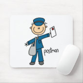 Postbode Stick Figure Muismat (Met muis)