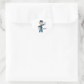 Postbode Stickfiguur Hart Sticker (Tas)