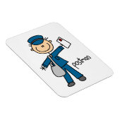 Postbode Stickfiguur Magneet (Rechterzijde)