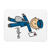 Postbode Stickfiguur Magneet (Horizontaal)