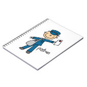 Postbode Stickfiguur Notitieboek (Linkerzijde)