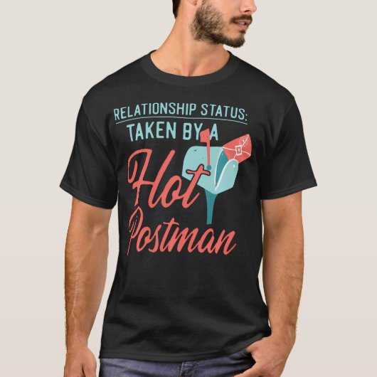 Postbode Vriendin Echtgenote Relatie T-shirt (Voorkant)