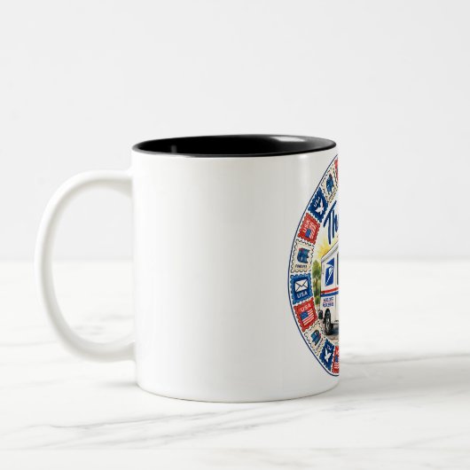 Postbode Waardering Tweekleurige Koffiemok (Links)