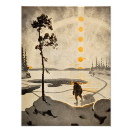 Postboden van de Wildernis | Arthur Heming | Foto Afdruk