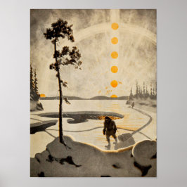 Postboden van de Wildernis | Arthur Heming | Poster