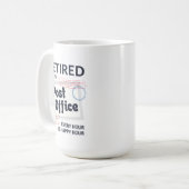 Postboer Retirement Mailman Funny Koffiemok (Voorkant links)