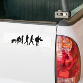 Postboeriersservice cadeaus postbodes bumpersticker (Op Truck)