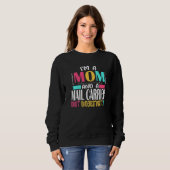 Postboorder Mam Postal Worker Lady Post Kantoor Trui (Voorkant volledig)