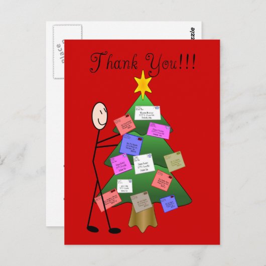 Postbrief vervoerder dank u kaarten (Voorkant / Achterkant)