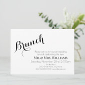 Postbruiloft brunch (Staand voorkant)