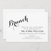 Postbruiloft brunch (Voorkant / Achterkant)